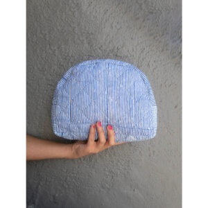 Moon Pouch - Blue Stripe - Craft Sisters